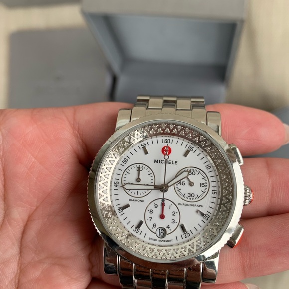 Michele Deco Sport Sail Chronograph Dial - Picture 4 of 6